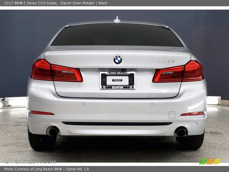 Glacier Silver Metallic / Black 2017 BMW 5 Series 530i Sedan