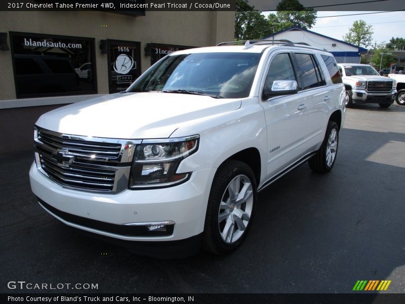 Iridescent Pearl Tricoat / Cocoa/Dune 2017 Chevrolet Tahoe Premier 4WD