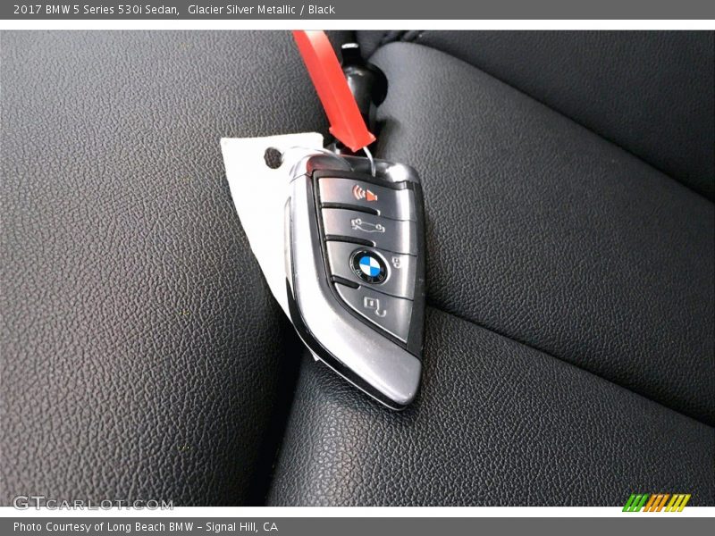 Glacier Silver Metallic / Black 2017 BMW 5 Series 530i Sedan