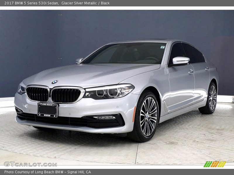 Glacier Silver Metallic / Black 2017 BMW 5 Series 530i Sedan