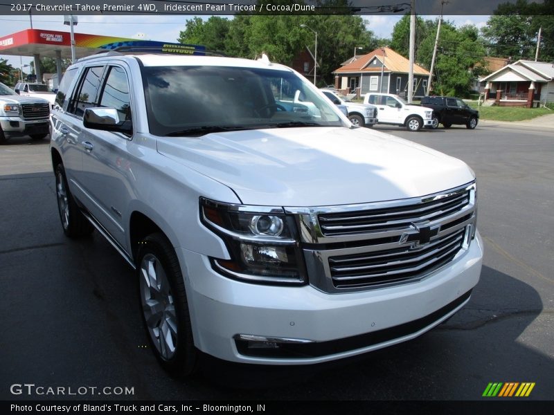 Iridescent Pearl Tricoat / Cocoa/Dune 2017 Chevrolet Tahoe Premier 4WD