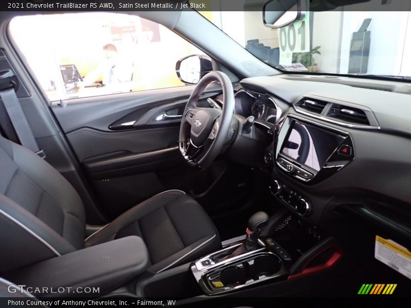 Satin Steel Metallic / Jet Black 2021 Chevrolet TrailBlazer RS AWD