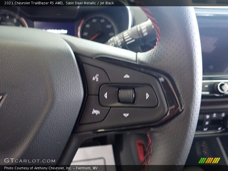 Satin Steel Metallic / Jet Black 2021 Chevrolet TrailBlazer RS AWD