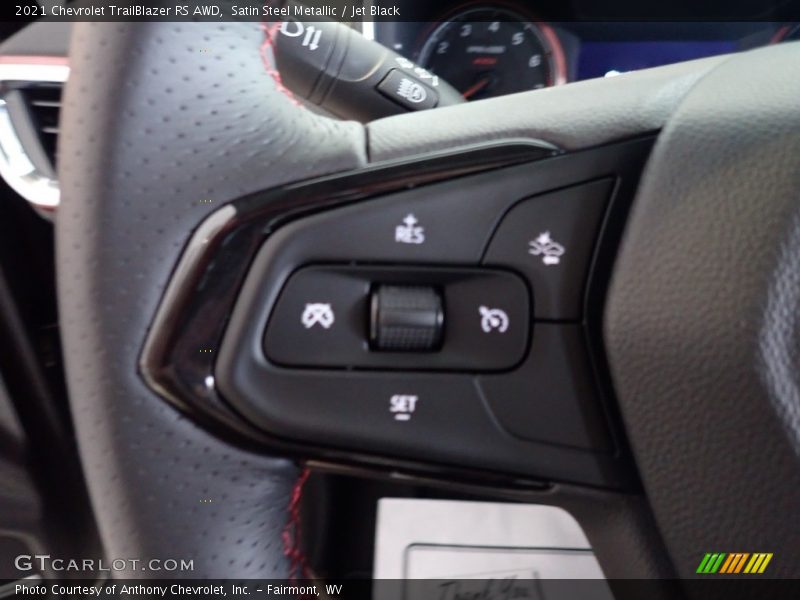 Satin Steel Metallic / Jet Black 2021 Chevrolet TrailBlazer RS AWD