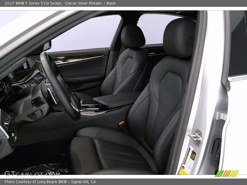 Glacier Silver Metallic / Black 2017 BMW 5 Series 530i Sedan