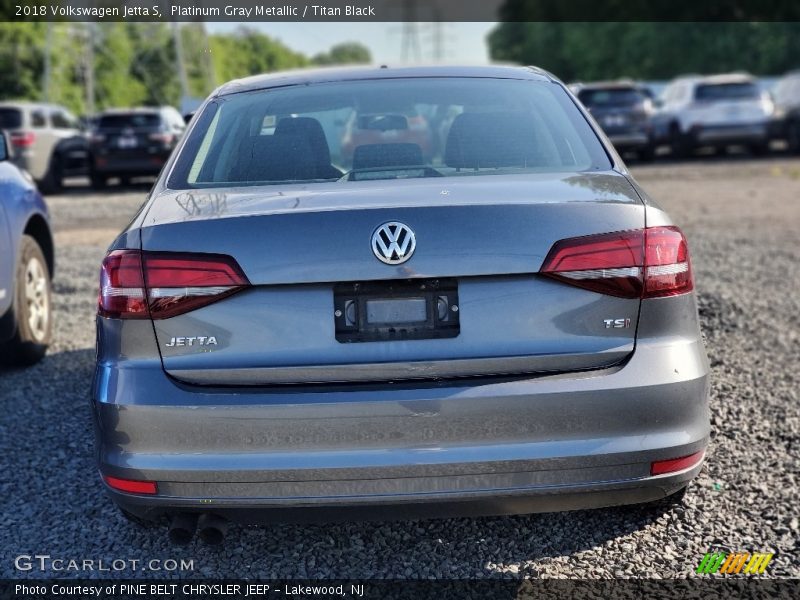 Platinum Gray Metallic / Titan Black 2018 Volkswagen Jetta S
