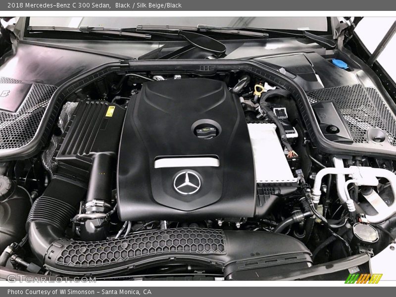 Black / Silk Beige/Black 2018 Mercedes-Benz C 300 Sedan