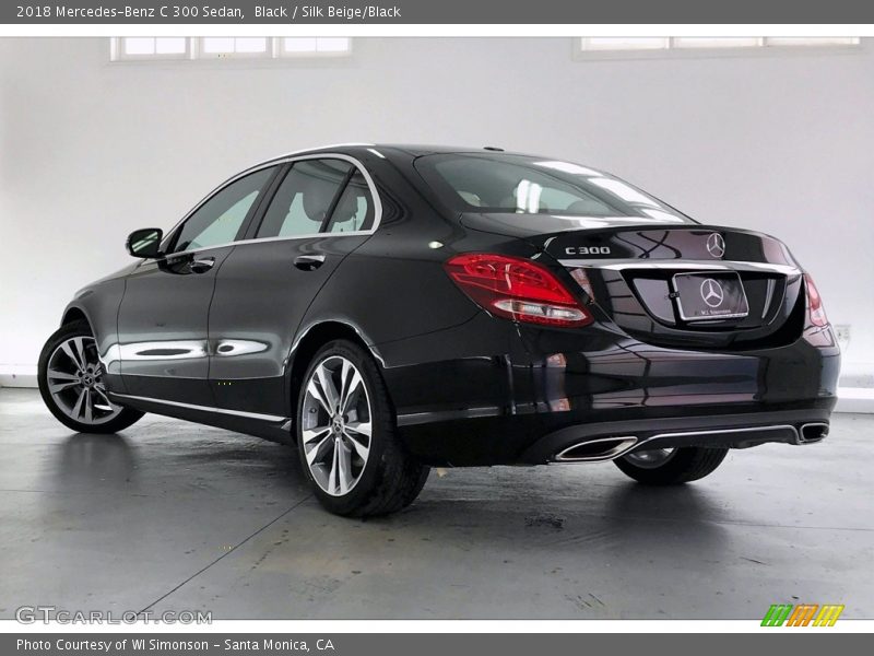 Black / Silk Beige/Black 2018 Mercedes-Benz C 300 Sedan