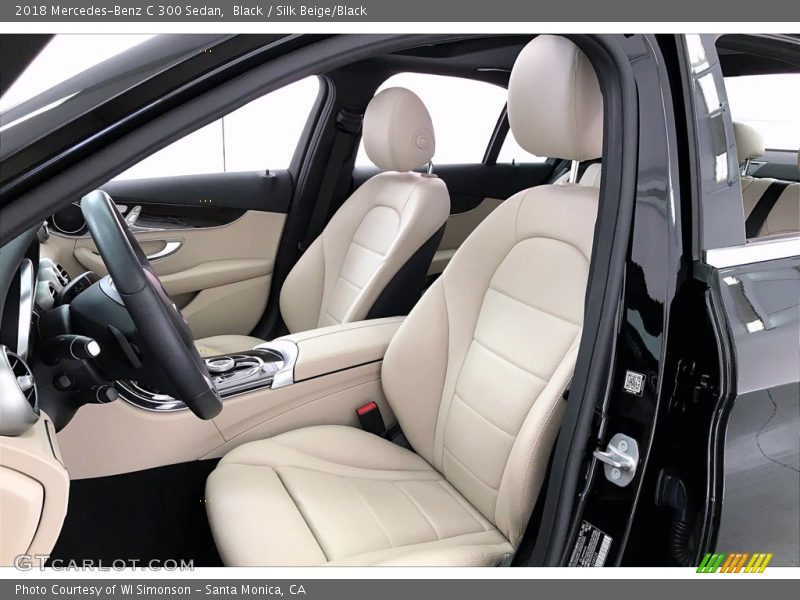 Black / Silk Beige/Black 2018 Mercedes-Benz C 300 Sedan