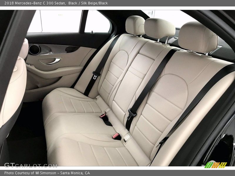 Black / Silk Beige/Black 2018 Mercedes-Benz C 300 Sedan