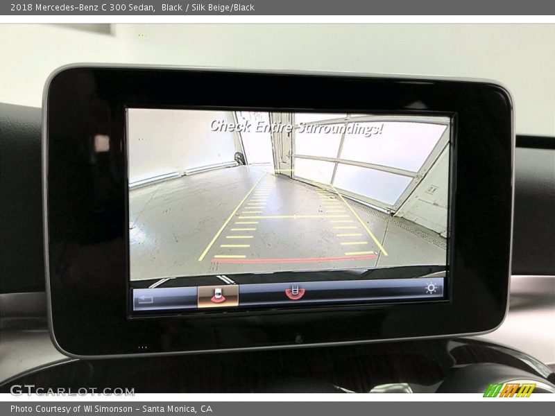 Black / Silk Beige/Black 2018 Mercedes-Benz C 300 Sedan