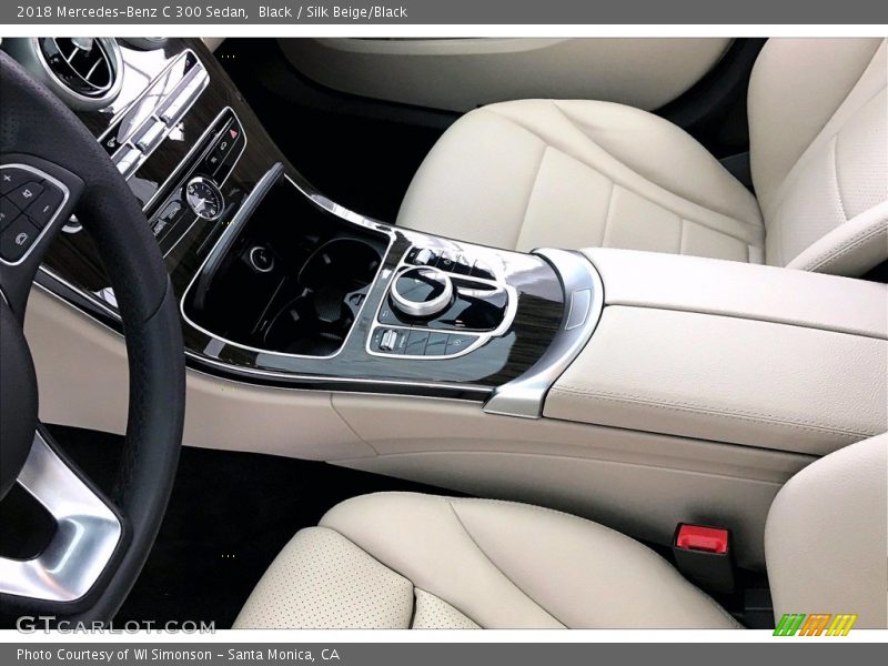 Black / Silk Beige/Black 2018 Mercedes-Benz C 300 Sedan
