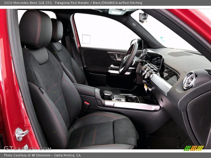 Patagonia Red Metallic / Black/DINAMICA w/Red Stitching 2020 Mercedes-Benz GLB 250