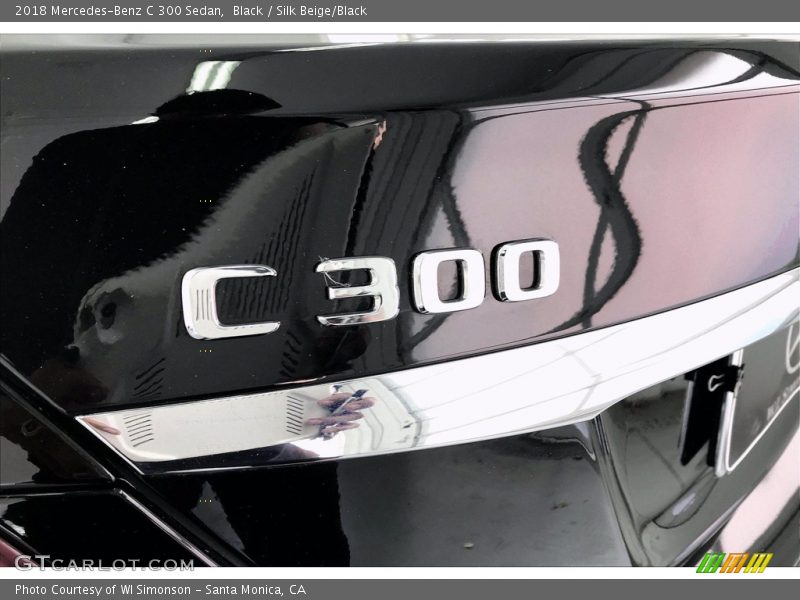Black / Silk Beige/Black 2018 Mercedes-Benz C 300 Sedan