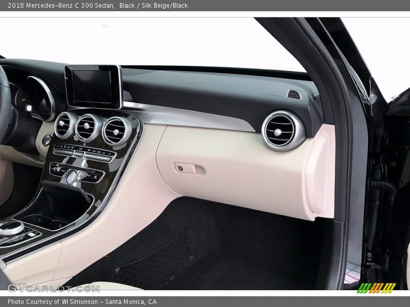 Black / Silk Beige/Black 2018 Mercedes-Benz C 300 Sedan