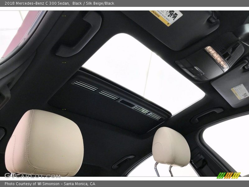 Black / Silk Beige/Black 2018 Mercedes-Benz C 300 Sedan