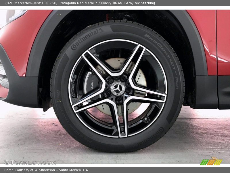 Patagonia Red Metallic / Black/DINAMICA w/Red Stitching 2020 Mercedes-Benz GLB 250