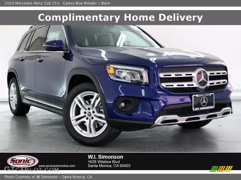 Galaxy Blue Metallic / Black 2020 Mercedes-Benz GLB 250