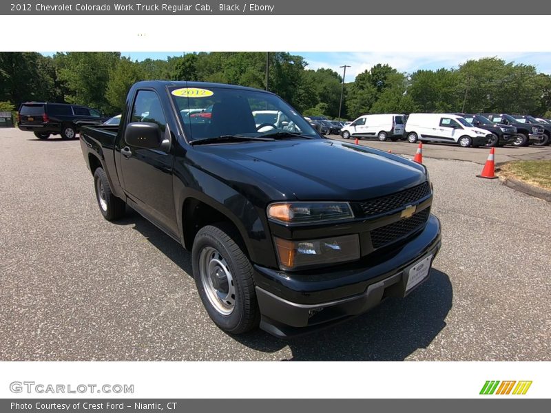 Black / Ebony 2012 Chevrolet Colorado Work Truck Regular Cab