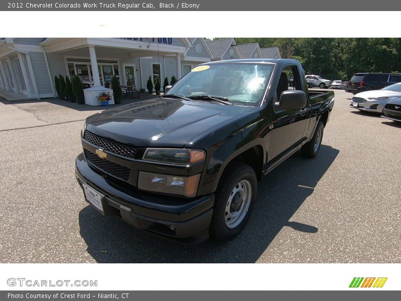 Black / Ebony 2012 Chevrolet Colorado Work Truck Regular Cab