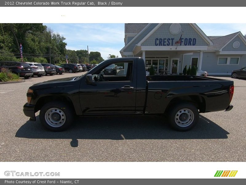 Black / Ebony 2012 Chevrolet Colorado Work Truck Regular Cab