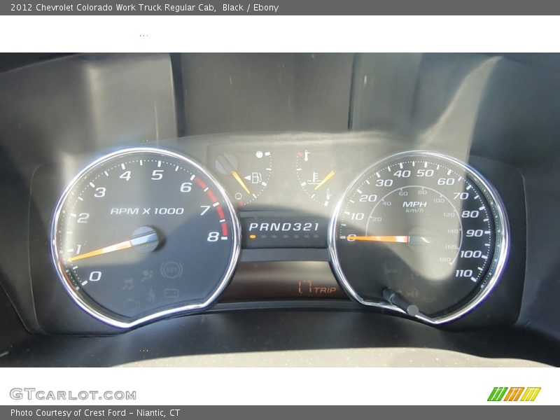 Black / Ebony 2012 Chevrolet Colorado Work Truck Regular Cab