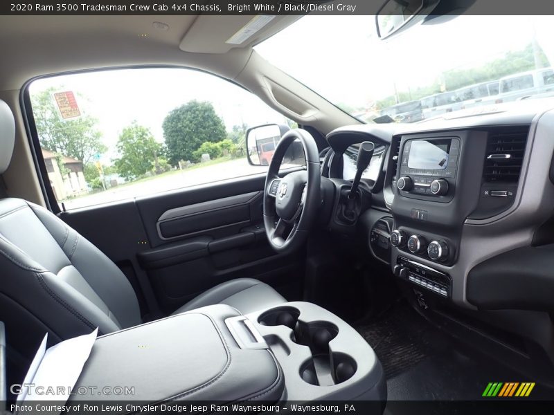 Bright White / Black/Diesel Gray 2020 Ram 3500 Tradesman Crew Cab 4x4 Chassis