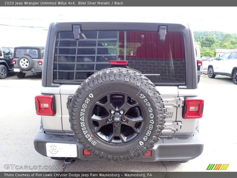 Billet Silver Metallic / Black 2020 Jeep Wrangler Unlimited Willys 4x4