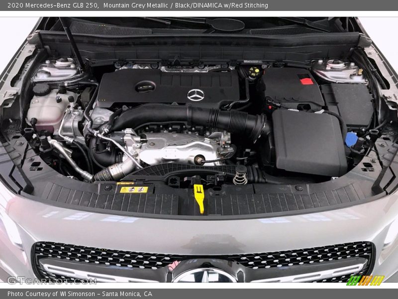 Mountain Grey Metallic / Black/DINAMICA w/Red Stitching 2020 Mercedes-Benz GLB 250