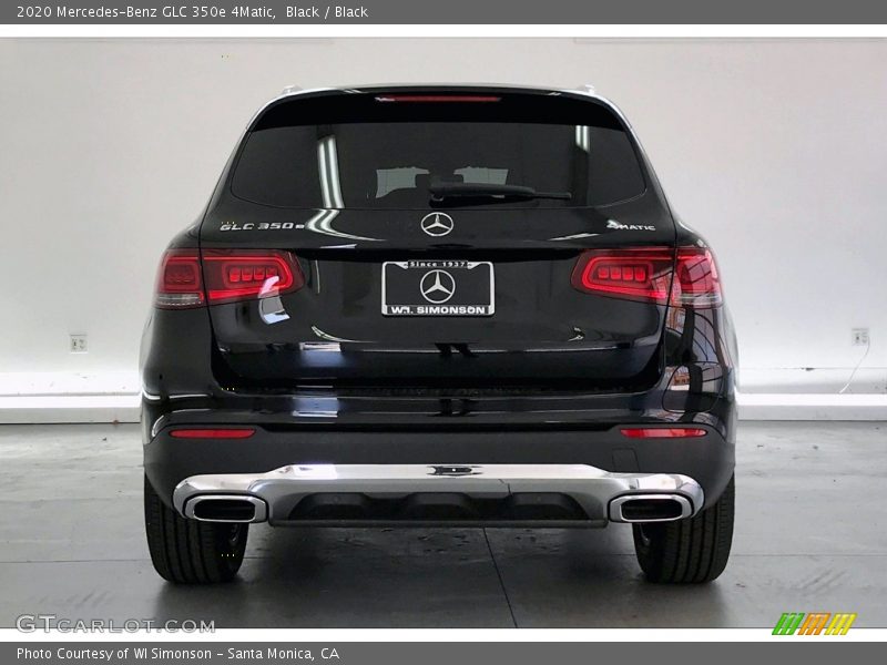 Black / Black 2020 Mercedes-Benz GLC 350e 4Matic