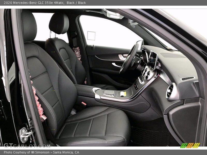 Front Seat of 2020 GLC 350e 4Matic