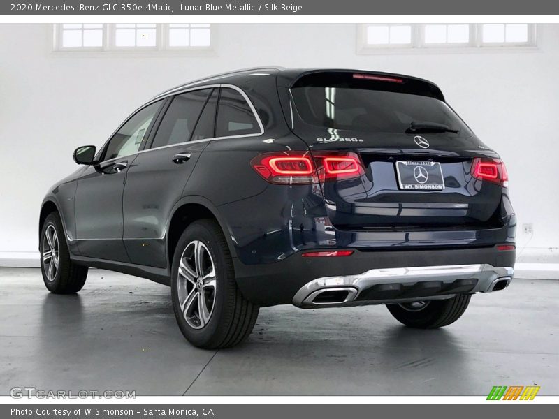 Lunar Blue Metallic / Silk Beige 2020 Mercedes-Benz GLC 350e 4Matic