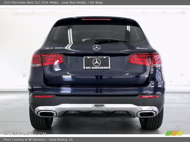 Lunar Blue Metallic / Silk Beige 2020 Mercedes-Benz GLC 350e 4Matic