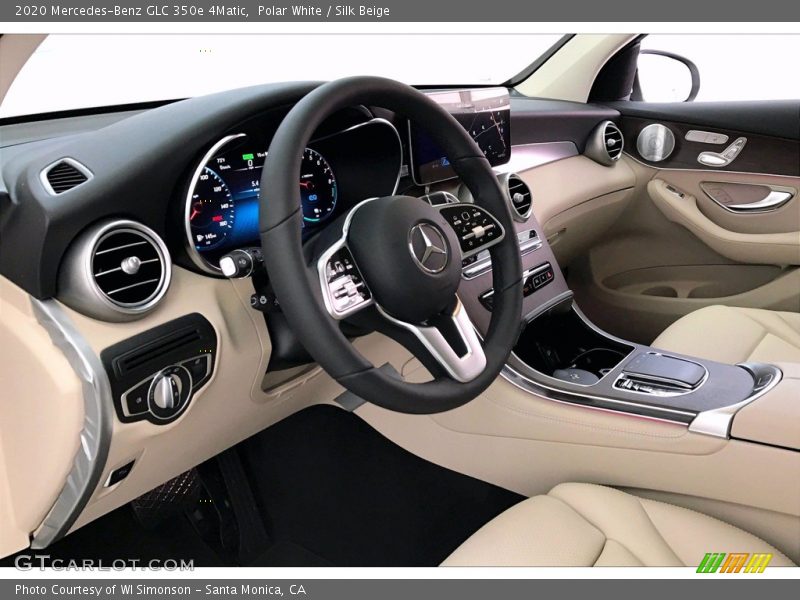 Polar White / Silk Beige 2020 Mercedes-Benz GLC 350e 4Matic