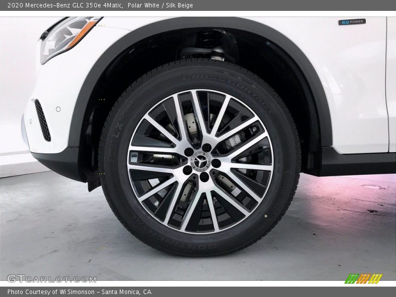 Polar White / Silk Beige 2020 Mercedes-Benz GLC 350e 4Matic