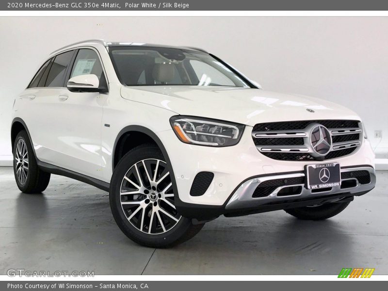 Polar White / Silk Beige 2020 Mercedes-Benz GLC 350e 4Matic