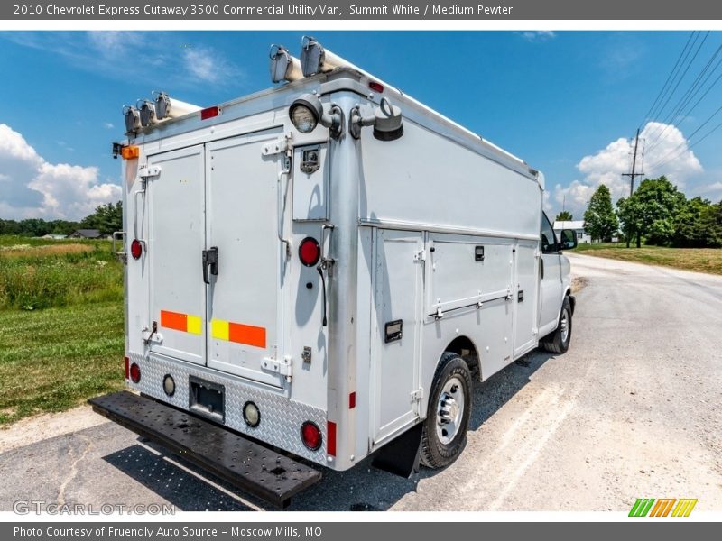 Summit White / Medium Pewter 2010 Chevrolet Express Cutaway 3500 Commercial Utility Van