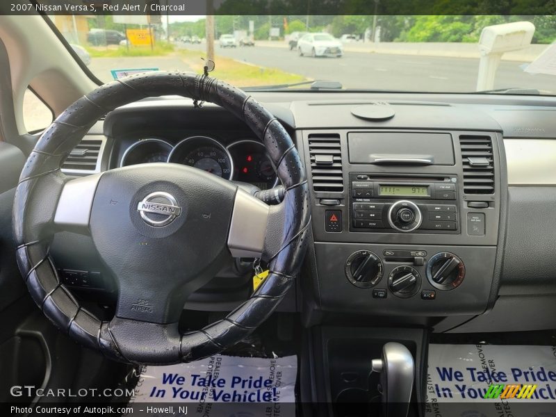 Red Alert / Charcoal 2007 Nissan Versa S