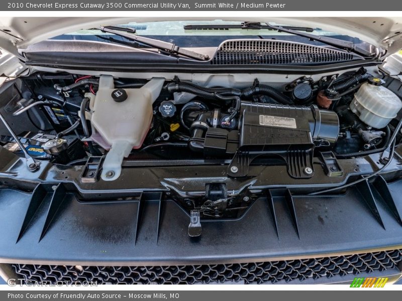 Summit White / Medium Pewter 2010 Chevrolet Express Cutaway 3500 Commercial Utility Van