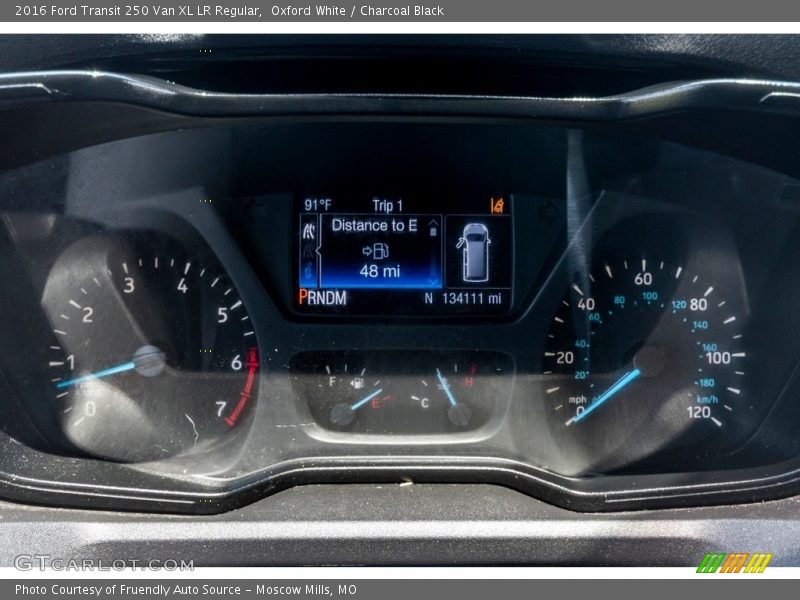Oxford White / Charcoal Black 2016 Ford Transit 250 Van XL LR Regular