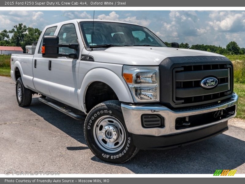 Oxford White / Steel 2015 Ford F250 Super Duty XL Crew Cab 4x4