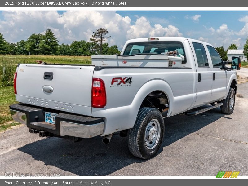 Oxford White / Steel 2015 Ford F250 Super Duty XL Crew Cab 4x4
