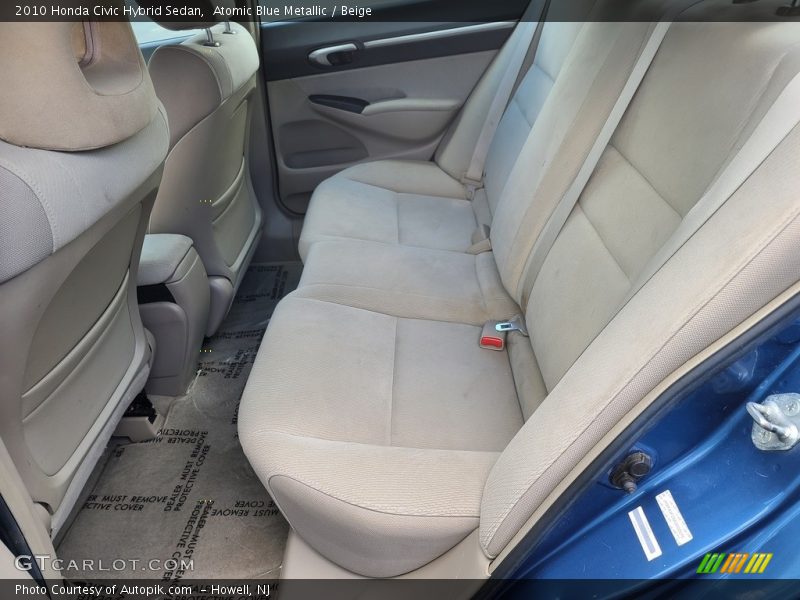 Atomic Blue Metallic / Beige 2010 Honda Civic Hybrid Sedan