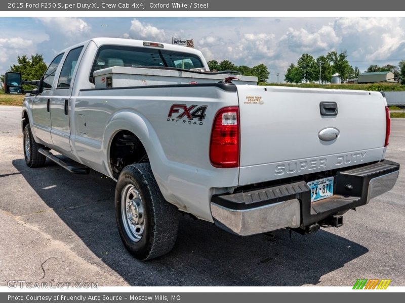 Oxford White / Steel 2015 Ford F250 Super Duty XL Crew Cab 4x4
