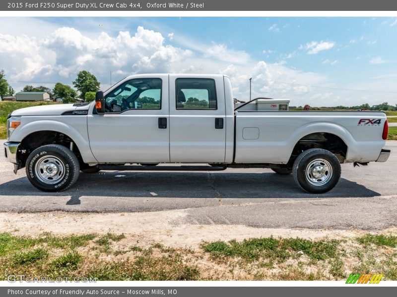 Oxford White / Steel 2015 Ford F250 Super Duty XL Crew Cab 4x4