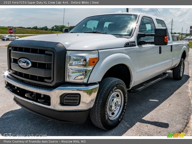 Oxford White / Steel 2015 Ford F250 Super Duty XL Crew Cab 4x4