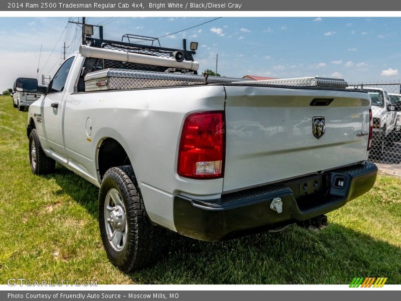Bright White / Black/Diesel Gray 2014 Ram 2500 Tradesman Regular Cab 4x4