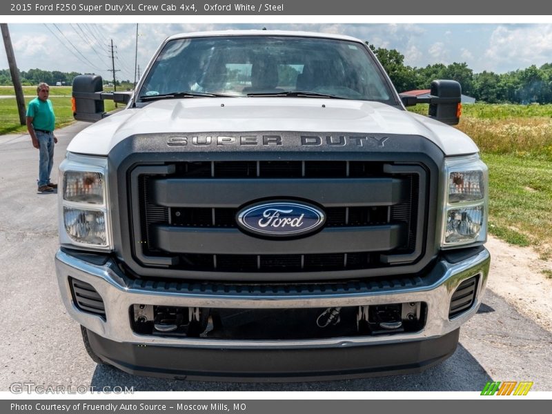 Oxford White / Steel 2015 Ford F250 Super Duty XL Crew Cab 4x4