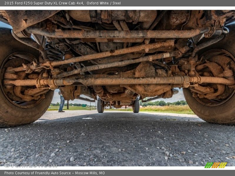 Oxford White / Steel 2015 Ford F250 Super Duty XL Crew Cab 4x4