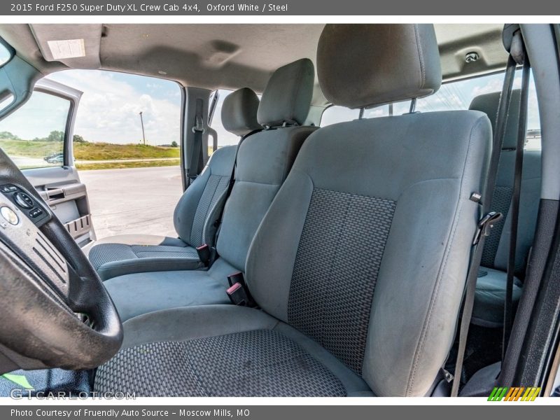Oxford White / Steel 2015 Ford F250 Super Duty XL Crew Cab 4x4